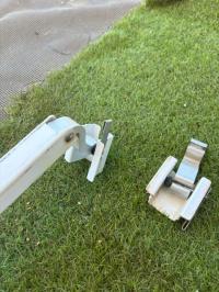 Photo by Luke From WA. Oct 2024 - Elbow Slider Kit - White - Suits Lippert Solera Classic Manual Awnings