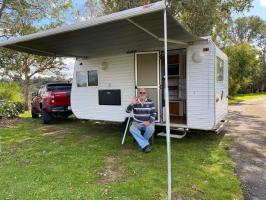 Photo by John From VIC. Oct 2024 - Fiamma F45 Awning Standard Mounting Bracket - 400mm - Each
