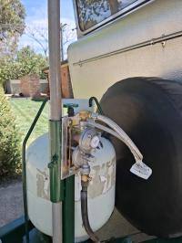 Photo by Ken From ACT. Oct 2024 - Bromic Two Stage RV Regulator Kit - Single Cylinder - 450mm hose - 3/8 SAE Test Point