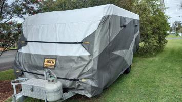 Photo by Colin From NSW. Oct 2024 - ADCO Olefin HD Pop-Top Cover - 4.89-5.51m (16-18ft)