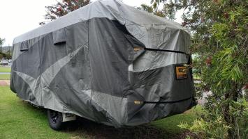 Photo by Colin From NSW. Oct 2024 - ADCO Olefin HD Pop-Top Cover - 4.89-5.51m (16-18ft)