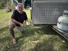 Photo by Steve From QLD. Oct 2024 - Slotted Winder Handle - 556mm / Zinc-Plated - Suits EasyLift Rear Stabiliser Legs