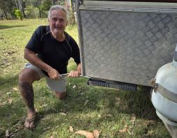 Photo by Steve From QLD. Oct 2024 - Slotted Winder Handle - 556mm / Zinc-Plated - Suits EasyLift Rear Stabiliser Legs