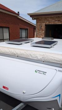 Photo by Anthony From SA. Oct 2024 - Sphere Solar Panel Mounting Bracket Kit - Silver / 4 Piece