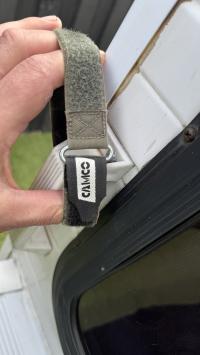 Photo by Jason From NSW. NO steel tension buckle (which I thought they all had) like pictured on my old one.. Oct 2024 - Supex Awning Safety Straps - 2 Pack - Suits Carefree, Dometic A&E & Aussie Traveller Roll-Out Awnings