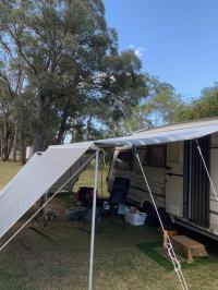 Photo by Catharina From NSW. Nov 2024 - Coast Sun Screen - 3350 x 1800mm - Pegs & Ropes Included - Suits 3.5m Box Awnings
