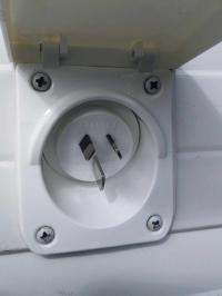 Photo by Daryl From NSW. Nov 2024 - Transco PowerRun Caravan Power Inlet - 240V / 15A - IP54 - White