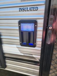 Photo by Brian From VIC. Nov 2024 - Coast Bargman-Style 12V LED Grab Handle - ABS / Black / 113 x 188mm Cut-Out