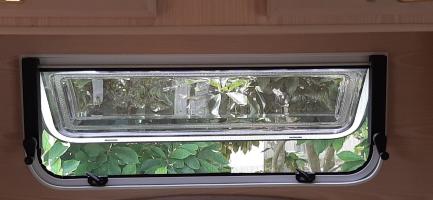 Photo by Robert From VIC. Nov 2024 - Aussie Traveller Single-Hopper Wind-Out Window - White Frame - 280mm H x 762mm W