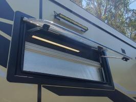 Photo by Elayne From NSW. Nov 2024 - MobiCool CHAL Alloy-Frame Window with Blind & Flyscreen - 900mm W x 450mm H
