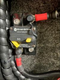 Photo by Andrew From NSW. Dec 2024 - Enerdrive 285-Series Surface-Mount Resettable Circuit Breaker - 60A