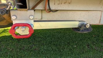 Photo by David From VIC. Dec 2024 - AL-KO Drop-Down Stabiliser Leg - Zinc / 740mm