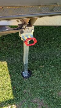 Photo by David From VIC. Dec 2024 - AL-KO Drop-Down Stabiliser Leg - Zinc / 740mm