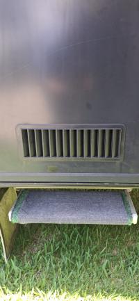 Photo by Phil From QLD. Dec 2024 - Door Vent Grille - Black - Suits Milenco Columbia Doors