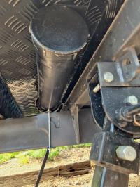 Photo by Brendan From ACT. Modify it a little to fit the confined space. My pvc tube was only 90mm (Not 100mm). Dec 2024 - Pole Carrier Mounting Bracket - 100mm - Each - Suits 100mm Pole Carriers