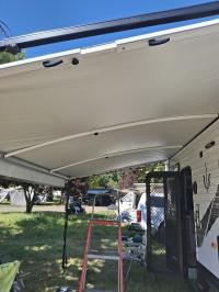 Photo by Irene. Jan 2025 - Aussie Traveller Curved Awning Roof Rafter Mini - 95mm Curve - White