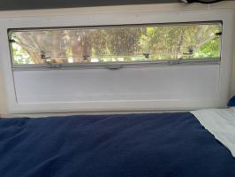 Photo by Wanda From NSW. Jan 2025 - Internal Frame with Blind & Flyscreen - Suits 1200 x 500mm Dometic Seitz S4 Dlux Windows