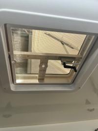Photo by Brian F From NSW. Jan 2025 - OZvent Roof Hatch - White Lid / 355 x 355mm Cut-Out