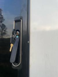 Photo by Dale From NSW. Jan 2025 - Camec 3-Point Main Door Lock - Left-Hand Hinge / Viewed from Outside / One-Key Compatible