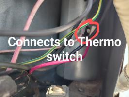 Photo by Peter From NSW. Jan 2025 - Inline Thermal Fuse - Suits Dometic RM4606 / RUA Fridges