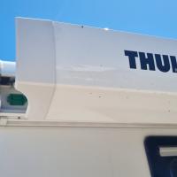Photo by Frank From WA. Jan 2025 - Lead Rail End Caps - Left & Right - White - Suits Thule 5200 Awnings