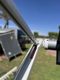 Photo by Matt From WA. Jan 2025 - Awning Remote Lock - White / 978mm - Suits Carefree Fiesta & Spirit FX Awnings