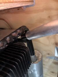 Photo by Alex From NSW. Jan 2025 - Flue T-Piece - Black - Suits Dometic AS1625 Fridge Vent Kits