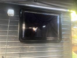 Photo by Peggy From WA. Feb 2025 - Aussie Traveller Single-Hopper Wind-Out Window - Black Frame - 565mm H x 762mm W