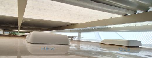Photo by Paul. Feb 2025 - Fiamma Vent 28 F Roof Vent - White / 280 x 280mm Cut-Out