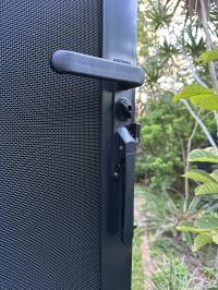 Photo by Jessica From QLD. Feb 2025 - Door Lock with Barrel & Keys - Right-Hand Hinge, Viewed from Outside - Suits Milenco Columbia Doors