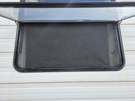 Photo by Geoff From QLD. Feb 2025 - Round Bottom Corner Midge Screens, Suit 450h x 914w Window