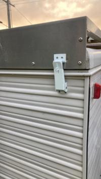 Photo by Daniel From NSW. Feb 2025 - Lockable Roof Toggle Clamp with J-Hook - White - Suits Pop-Top Caravans & Camper Trailers