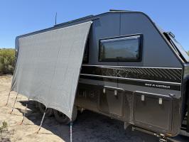 Photo by Mitchell From QLD. Feb 2025 - CGear Extra-Drop Privacy Screen - 3960 x 2000mm - Suits 14ft Awnings