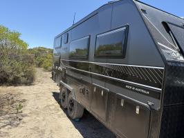 Photo by Mitchell From QLD. Feb 2025 - CGear Extra-Drop Privacy Screen - 3960 x 2000mm - Suits 14ft Awnings