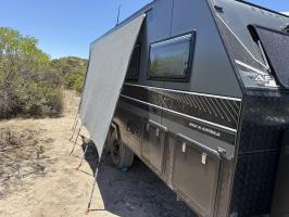 Photo by Mitchell From QLD. Feb 2025 - CGear Extra-Drop Privacy Screen - 3960 x 2000mm - Suits 14ft Awnings