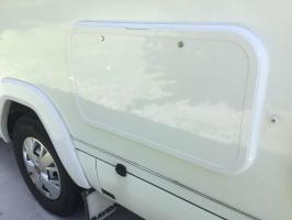 Photo by Bryson From NSW. Feb 2025 - Caravan Picnic Table - White - 800 x 445mm