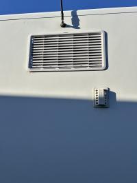 Photo by John From NSW. Mar 2025 - Dometic Large Fridge Wall Vent - White - 490 x 249mm Cut-Out - Suits Fridges Over 100L