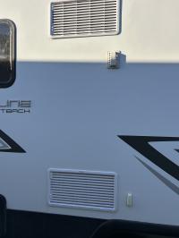 Photo by John From NSW. Mar 2025 - Dometic Large Fridge Wall Vent - White - 490 x 249mm Cut-Out - Suits Fridges Over 100L