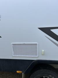 Photo by John From NSW. Mar 2025 - Dometic Large Fridge Wall Vent - White - 490 x 249mm Cut-Out - Suits Fridges Over 100L