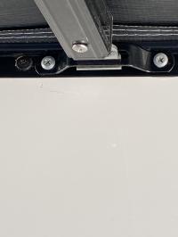 Photo by John From VIC. Mar 2025 - Metal Roof Rail Bracket - Black - 75mm Hole Centres