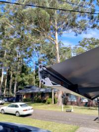 Photo by Mark From NSW. Mar 2025 - Right-Hand Lead Rail End Plate - White - Suits Carefree Freedom Awnings