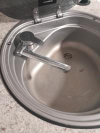 Photo by Lance From QLD. Mar 2025 - Fold-Down Mixer Tap - 160mm Reach / 1/2 inch Female BSP - Suits Dometic Cramer Sinks