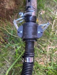 Photo by Greg From TAS. Mar 2025 - Poly Camlock Type E Adaptor - 25mm Male Connector x Hose Barb