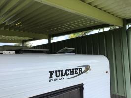 Photo by Michael From NSW. Mar 2025 - OZvent 12V Roof Hatch - White Lid / 355 x 355mm Cut-Out