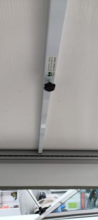 Photo by Ross From ACT. Mar 2025 - Supex Slightly Curved Awning Roof Rafter - 25-35mm Curve / 1.5-2.5m Extension - White