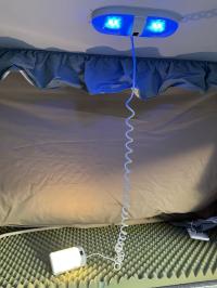 Photo by Tom From NSW. Apr 2025 - Jayco Dual-Oval LED Light with Power Jack - White / 12V / Blue & Cool White