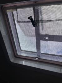 Photo by Sara From NSW. Apr 2025 - OZvent Roof Hatch - White Lid / 355 x 355mm Cut-Out