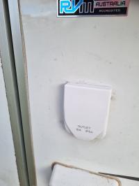 Photo by Alyssa From NSW. Apr 2025 - Transco PowerRun Caravan Power Outlet - 240V / 10A - IP54 - White