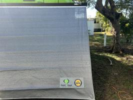 Photo by Justin From QLD. Apr 2025 - Coast Sun Screen - 3850 x 1800mm - Pegs & Ropes Included - Suits 4m Box Awnings