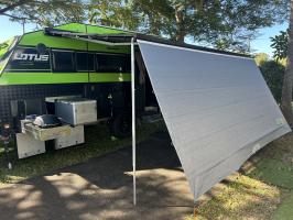 Photo by Justin From QLD. Apr 2025 - Coast Sun Screen - 3850 x 1800mm - Pegs & Ropes Included - Suits 4m Box Awnings